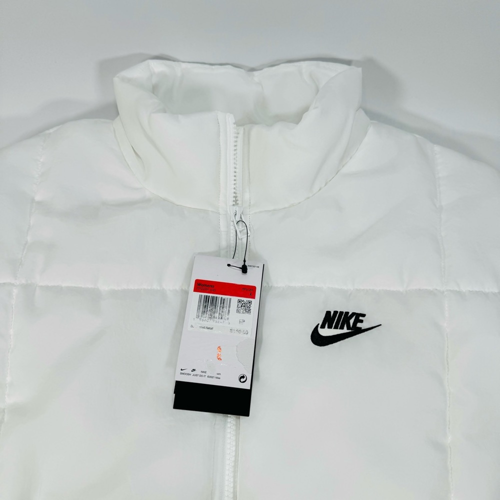 NWT New Nike Sportswear Classic Puffer Womens Therma-FIT Vest Large Loose Gilet - Picture 7 of 7